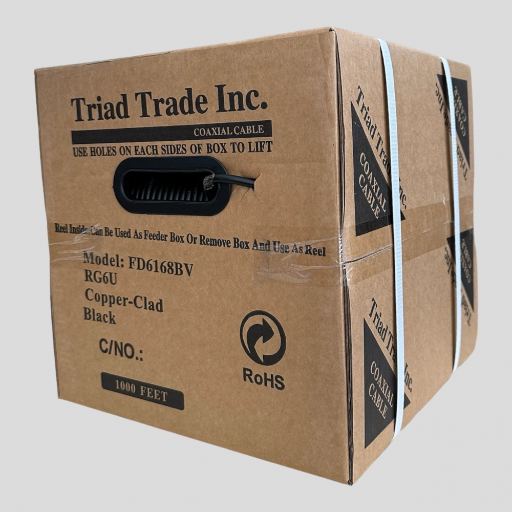 RG6U 5C線系列 Trade (亞洲廠韓國製造) 頻寬可達3000MHZ
中心導體 : 銅包鋼 
305米/易拉箱